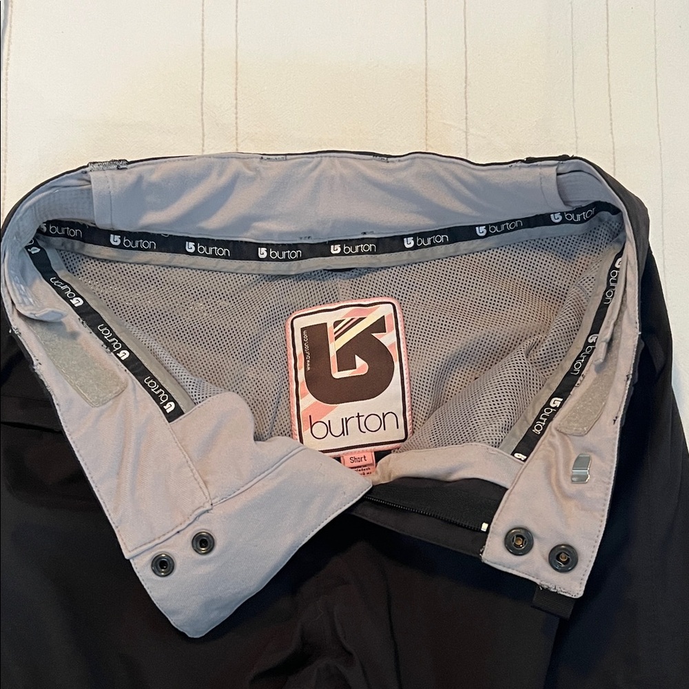 Burton Black and Gray Snow Pants